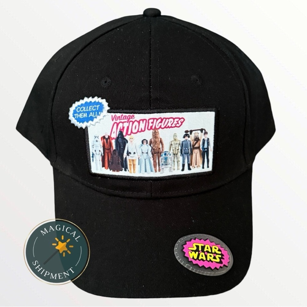 Disney Parks - Star Wars Vintage Action Figures Baseball Hat Cap - Adult